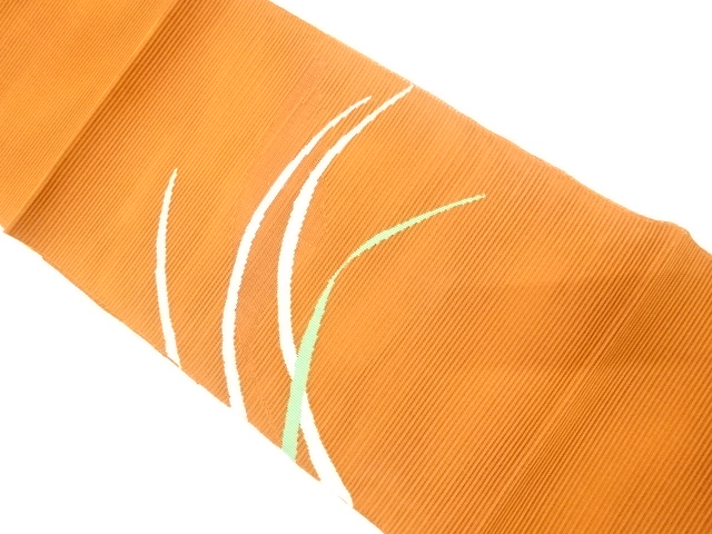 JAPANESE NAGOYA OBI FOR SUMMER / WOVEN PLANTS